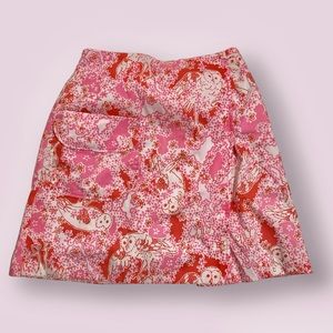 1960s vintage Lilly Pulitzer skirt with shorts and pocket
